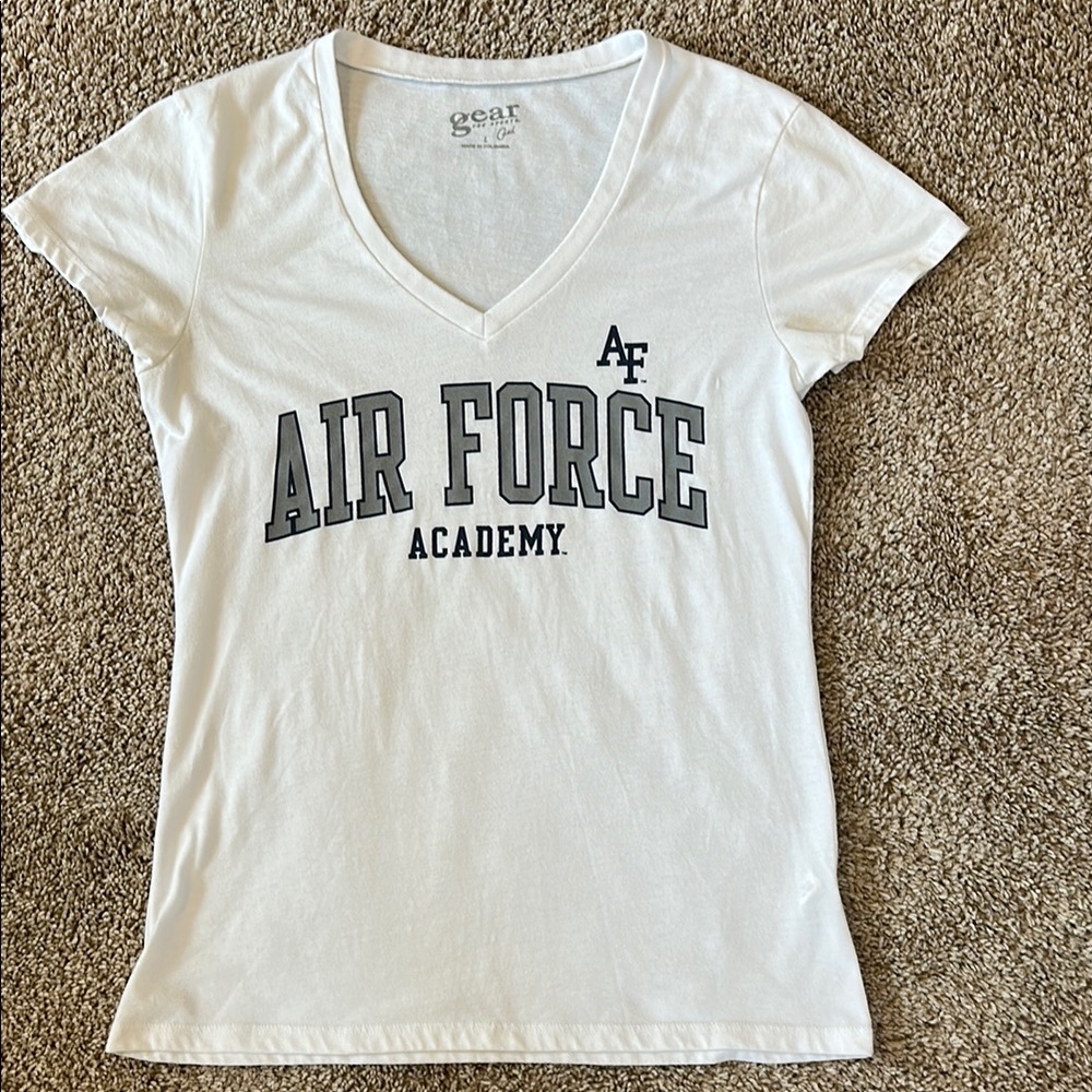 Gear For Sports White Blue Fitted Short Sleeve Tee